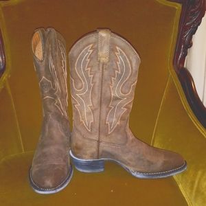 🐴 NWOT Great Price!! Arial men's sport-toewestern boots,8.5 D width